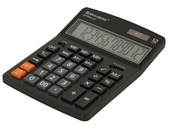 Калькулятор BRAUBERG EXTRA-12-BK