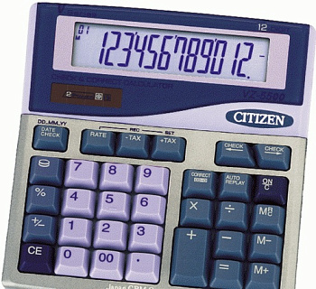 Калькулятор CITIZEN VZ-5500